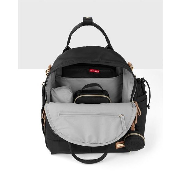 SKIP HOP TAŠKA PŘEBALOVACÍ/BATOH 6V1 SUITE SET BLACK - PŘEBALOVACÍ TAŠKY - KOČÁRKY A PŘÍSLUŠENSTVÍ