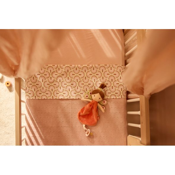 JOLLEIN DEKA 75X100CM SPRINKLE KNIT SILK ROSE - DĚTSKÉ DEKY PRO MIMINKA - SPINKÁNÍ