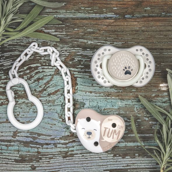 LOVI ŘETÍZEK NA DUDLÍK BUDDY BEAR - ŠIDÍTKA A DOPLŇKY - KRMENÍ