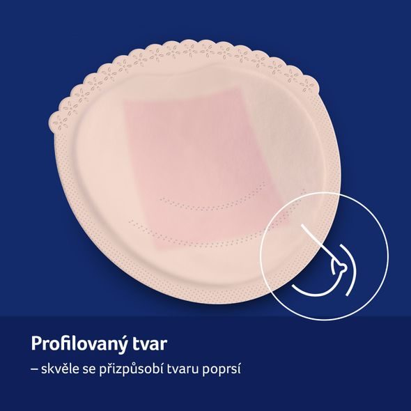 LOVI VLOŽKY DO PODPRSENKY ANTIBAKTERIÁLNÍ DISCREET ELEGANCE 40KS BÍLÉ - PRSNÍ VLOŽKY - PRO MAMINKY