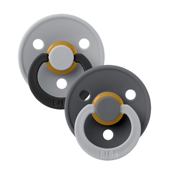 BIBS COLOUR FUSION DUDLÍKY Z PŘÍRODNÍHO KAUČUKU 2KS – VELIKOST 2 - ŠIDÍTKA A DOPLŇKY - KRMENÍ