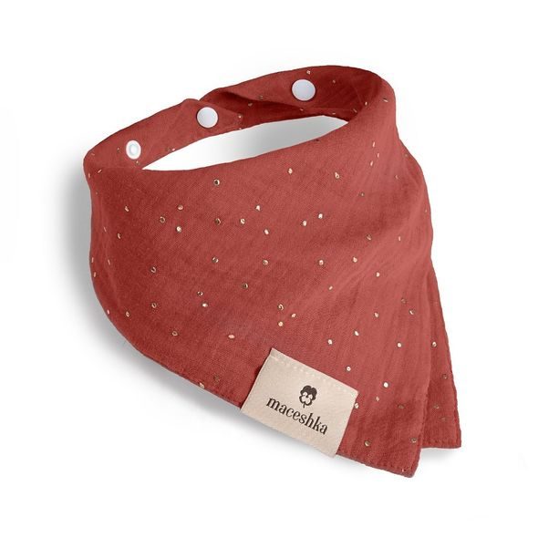 MACESHKA SLINTÁČEK NATURE DVOJITÝ SE ZLATÝM PUNTÍKEM - BRYNDÁKY - KRMENÍ