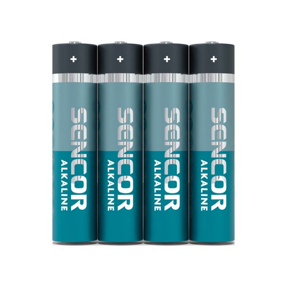 SENCOR ALKALICKÉ BATERIE AAA 4 KS - BATERIE - PRO DĚTI