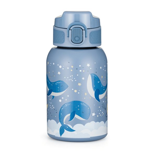 PETITE&MARS LÁHEV NEREZOVÁ TERMO SE SLÁMKOU 350 ML 12M+ - TERMOOBALY A TERMOSKY - KRMENÍ
