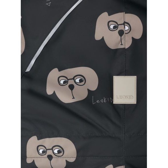 LEOKID ZIMNÍ KOMBINÉZA HERO CHARCOAL PUPPY VEL. 80 - ZIMNÍ KOMBINÉZY - PRO DĚTI