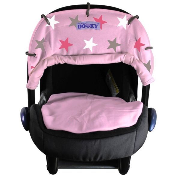 DOOKY DESIGN CLONA BABY PINK / PINK STARS - SLUNEČNÍKY A CLONY - KOČÁRKY A PŘÍSLUŠENSTVÍ