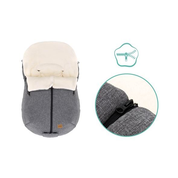 FILLIKID FUSAK ZIMNÍ SELLA GR.0 GREY MELANGE - FUSAKY DO KOČÁRKU - KOČÁRKY A PŘÍSLUŠENSTVÍ