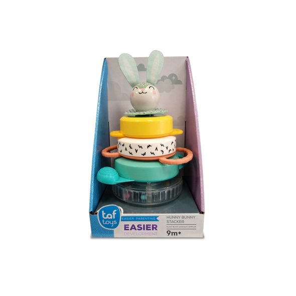 TAF TOYS PYRAMIDA HUNNY BUNNY - STOHOVACÍ HRAČKY - PRO DĚTI