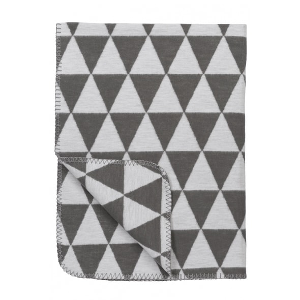 MEYCO DEKA ORGANIC 75X100 CM TRIANGLE GREY - DĚTSKÉ DEKY PRO MIMINKA - SPINKÁNÍ