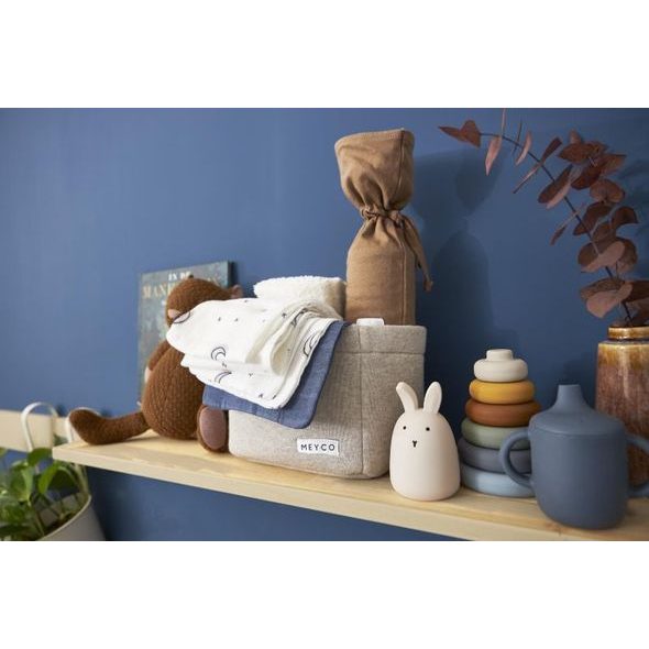 MEYCO MUŠELÍNOVÉ PLENY 3-BALENÍ - MOON INDIGO - LÁTKOVÉ PLENY ALL IN ONE - PŘEBALOVÁNÍ