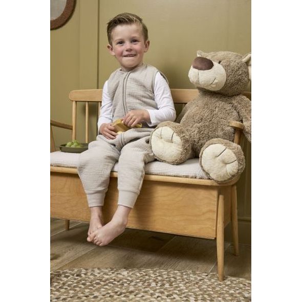 MEYCO ZIMNÍ MUŠELÍNOVÝ JUMPER 92 CM - GREIGE - SPACÍ PYTLE - SPINKÁNÍ