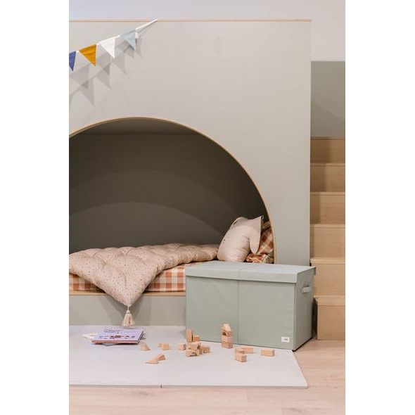 3 SPROUTS TRUHLA NA HRAČKY RECYCLED SOLID/GREEN - BOXY NA HRAČKY - SPINKÁNÍ