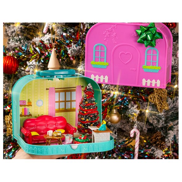 LI'L WOODZEEZ SADA V KUFŘÍKU OBÝVACÍ POKOJ - DOPLŇKY PRO FIGURKY - PRO DĚTI