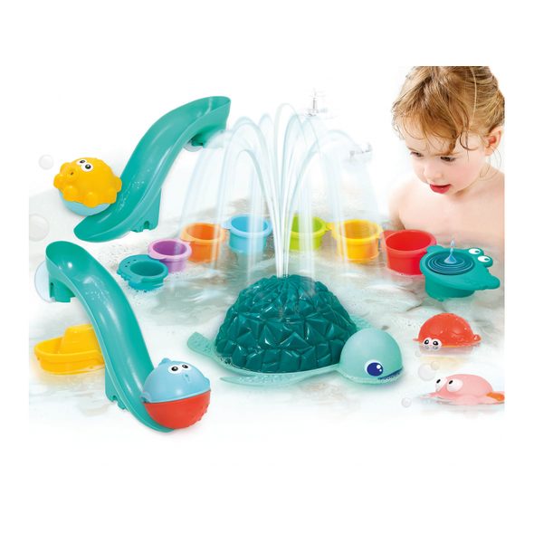 LUDI VELKÁ SADA DO KOUPELE ŽELVA - HRAČKY DO VANY - PRO DĚTI