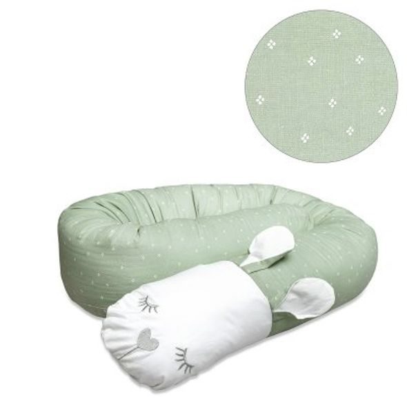 VINTER & BLOOM MEADOW MANTINEL A KOJÍCÍ POLŠTÁŘ GREEN FIELDS - MANTINELY - SPINKÁNÍ