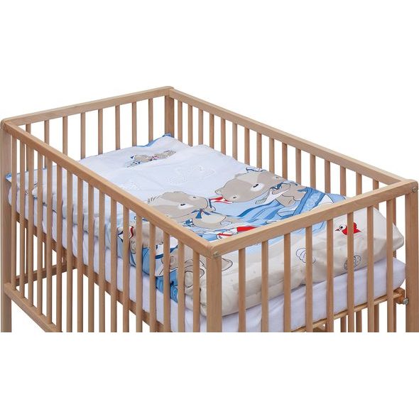 SCARLETT DĚTSKÁ POSTÝLKA S KOMPLETNÍ VÝBAVOU SCARLETT 120 X 60 CM - RATY - DŘEVĚNÉ POSTÝLKY - SPINKÁNÍ