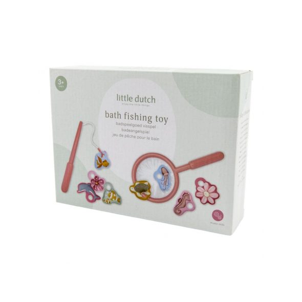LITTLE DUTCH RYBÁŘSKÁ SADA DO KOUPELE RŮŽOVÁ - NÁMOŘNICKÝ ZÁLIV - PRO DĚTI