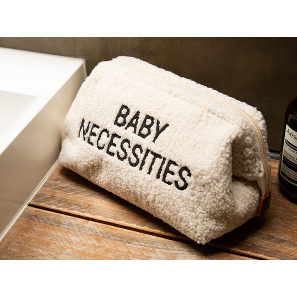 CHILDHOME TOALETNÍ TAŠKA BABY NECESSITIES TEDDY OFF WHITE - KOSMETICKÉ TAŠKY - PŘEBALOVÁNÍ