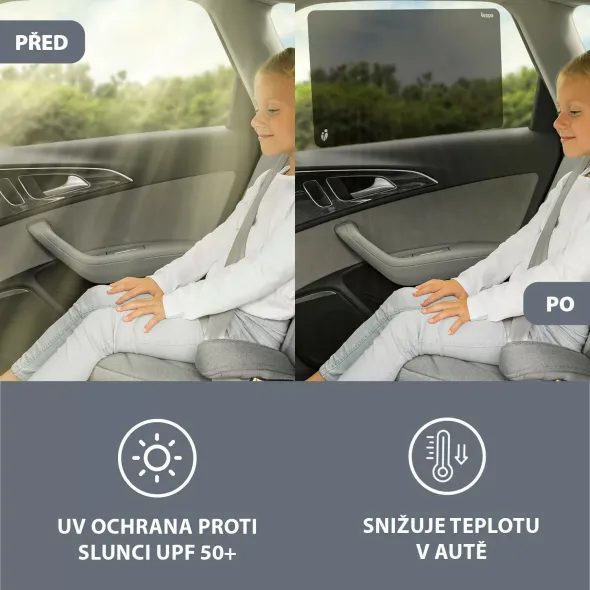 ZOPA SLUNEČNÍ CLONA/FÓLIE DO AUTA 2KS - SLUNEČNÍ ROLETY A CLONY - AUTOSEDAČKY A PŘÍSLUŠENSTVÍ