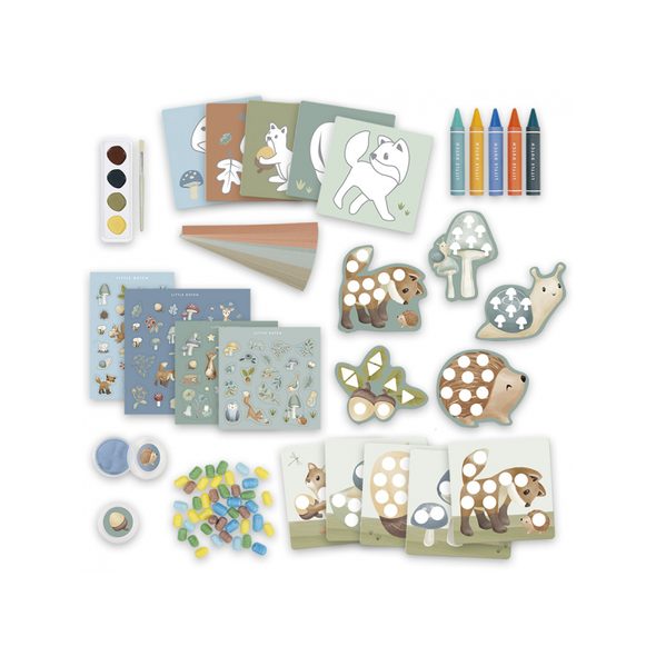 LITTLE DUTCH KREATIVNÍ SADA FOREST FRIENDS - VÝTVARNÉ POMŮCKY A HRAČKY - PRO DĚTI