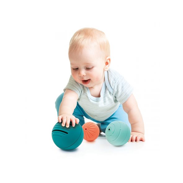 LUDI MÍČKY SILIKONOVÉ BALL IN BALL - PUZZLE - PRO DĚTI