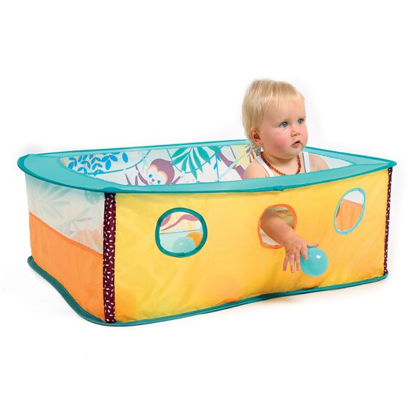 LUDI HRACÍ OHRÁDKA S MÍČKY DŽUNGLE - HRACÍ DEKY - PRO DĚTI