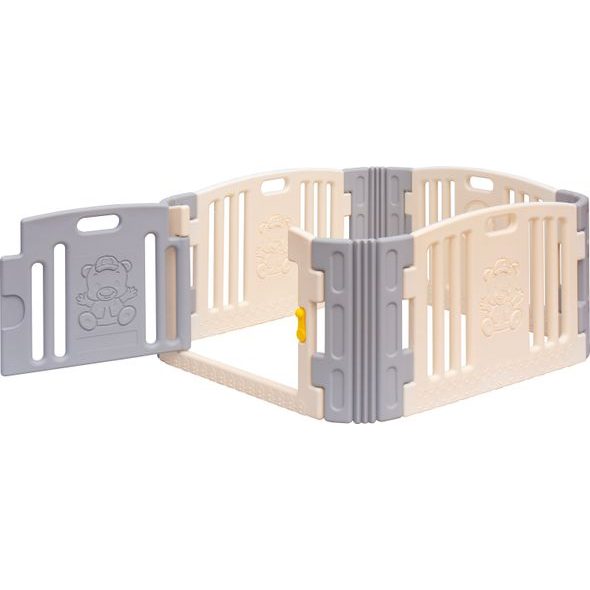 SCARLETT PLASTOVÁ OHRÁDKA SCARLETT MÉĎA MLÉČNO-ŠEDÁ 116X116CM - OHRÁDKY - KOUPÁNÍ A ZDRAVÍ