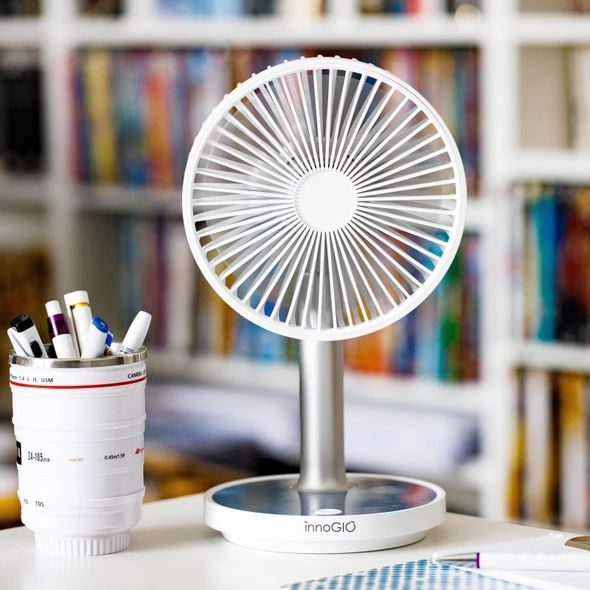 INNOGIO STOLNÍ USB VENTILÁTOR S PODSVÍCENÍM GIO AIR MIDI - ZVLHČOVAČE A ČISTIČKY VZDUCHU - SPINKÁNÍ
