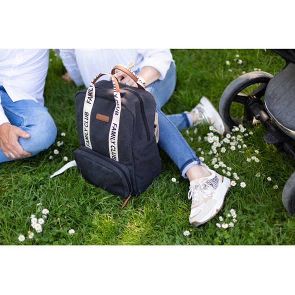 CHILDHOME PŘEBALOVACÍ BATOH FAMILY CLUB BLACK - PŘEBALOVACÍ BATOHY - KOČÁRKY A PŘÍSLUŠENSTVÍ