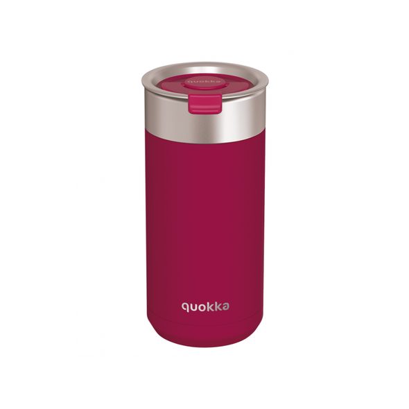 QUOKKA NEREZOVÝ TERMOHRNEK SE SÍTKEM BOOST MAROON 400 ML - TERMOOBALY A TERMOSKY - KRMENÍ