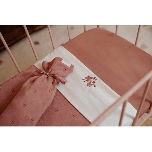 LITTLE DUTCH DEKA PLETENÁ 70X100 CM PURE PINK BLUSH - DĚTSKÉ DEKY PRO MIMINKA - SPINKÁNÍ