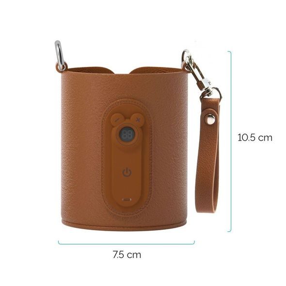 KIDNORT OHŘÍVAČ KOJENECKÝCH LAHVÍ KIDNORT VARM HNĚDÝ - OHŘÍVAČKY MLÉKA A STRAVY - KRMENÍ