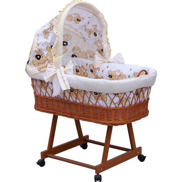 SCARLETT PROUTĚNÝ KOŠÍK NA MIMINKO S BOUDIČKOU SCARLETT JAPY BÉŽOVÁ - KOŠÍKY A KOLÉBKY - SPINKÁNÍ