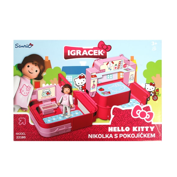 IGRÁČEK & HELLO KITTY - NIKOLKA S POKOJÍČKEM A DOPLŇKY - IGRÁČEK - !ODLOŽENÉ NEAKTIVNÍ ZBOŽÍ