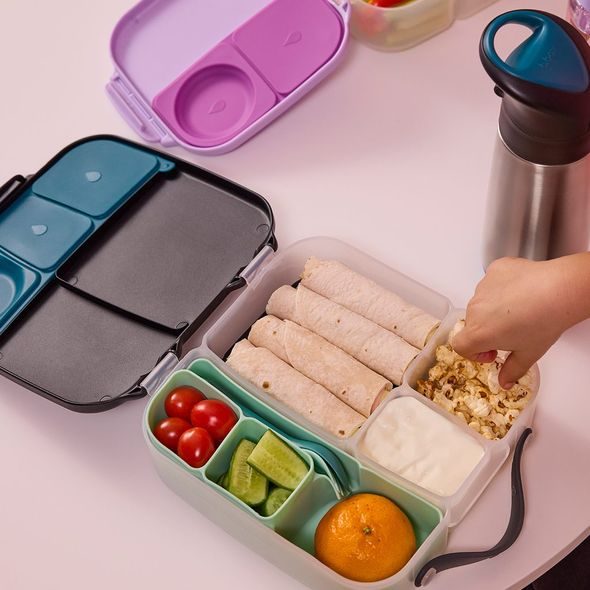 B.BOX SILIKONOVÝ BENTO ORGANIZÉR DO VELKÉHO BOXU - ZELENÝ - KRABIČKY NA SVAČINU - KRMENÍ