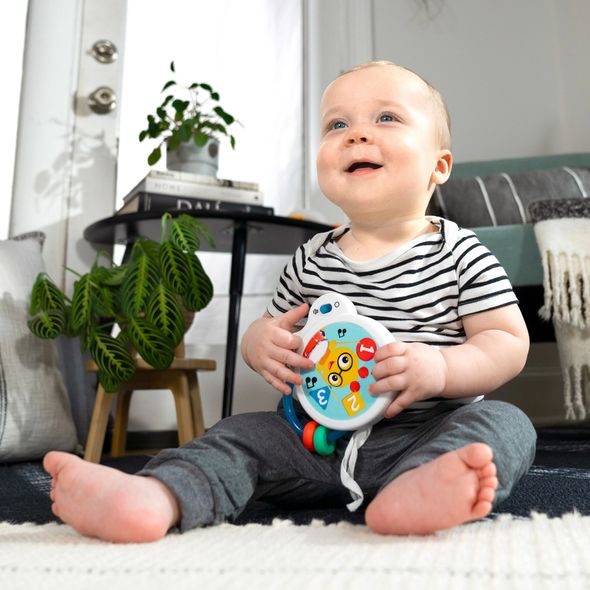 BABY EINSTEIN HRAČKA HUDEBNÍ BUBEN TINY TEMPO™ 3M+ - MOTORICKÉ A HUDEBNÍ - PRO DĚTI