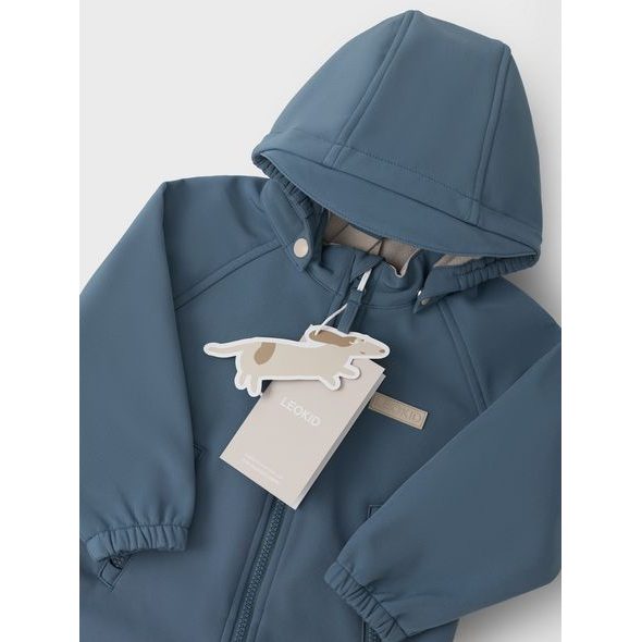 LEOKID SOFTSHELLOVÁ KOMBINÉZA LILO STORM BLUE VEL. 104 - ZIMNÍ KOMBINÉZY - PRO DĚTI