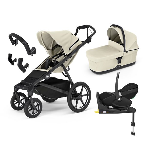 THULE TROJKOMBINACE 6V1 URBAN GLIDE 4-WHEEL + BASSINET + PŘÍSLUŠENSTVÍ 2024 + MAXI-COSI PEBBLE 360 PRO² + ZÁKLADNA FAMILYFIX 360 PRO - KOMBINACE S PŘÍSLUŠENSTVÍM - KOČÁRKY A PŘÍSLUŠENSTVÍ