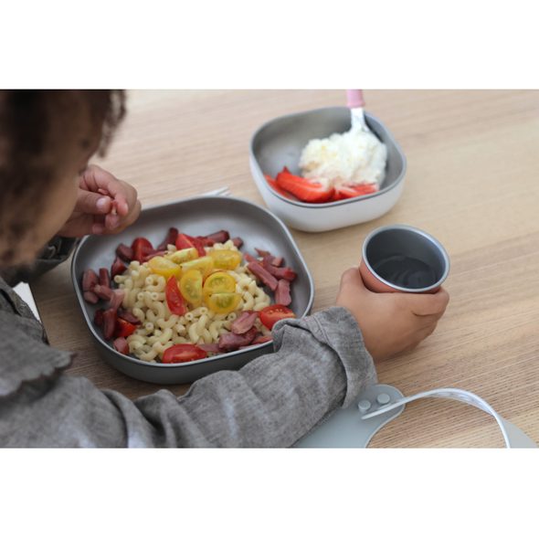 BEABA JÍDELNÍ SADA NEREZ 3-DÍLNÁ TERRACOTTA - MISKY, TALÍŘKY A PODLOŽKY - KRMENÍ