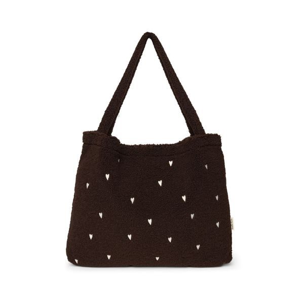 STUDIO NOOS TEDDY MOM BAG CHOCOLATE HEARTS - DOPLŇKY - PRO MAMINKY