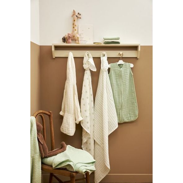 MEYCO MUŠELÍNOVÉ PLENY 2-BALENÍ DOT STRIPE SOFT GREEN - LÁTKOVÉ PLENY ALL IN ONE - PŘEBALOVÁNÍ