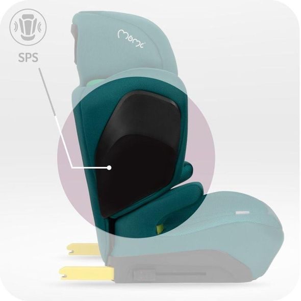 MOMI AUTOSEDAČKA MOMI MEI ZELENÁ - AUTOSEDAČKY 9-36KG - AUTOSEDAČKY A PŘÍSLUŠENSTVÍ