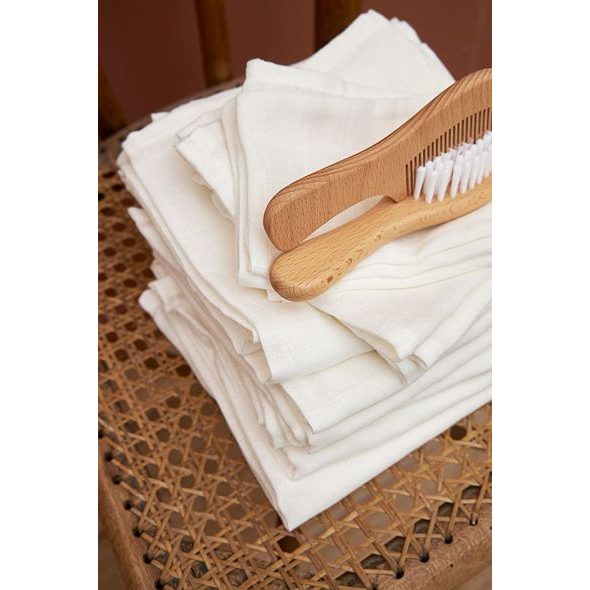 MEYCO SADA PLENEK 6KS - WHITE - LÁTKOVÉ PLENY SKLÁDANÉ - PŘEBALOVÁNÍ