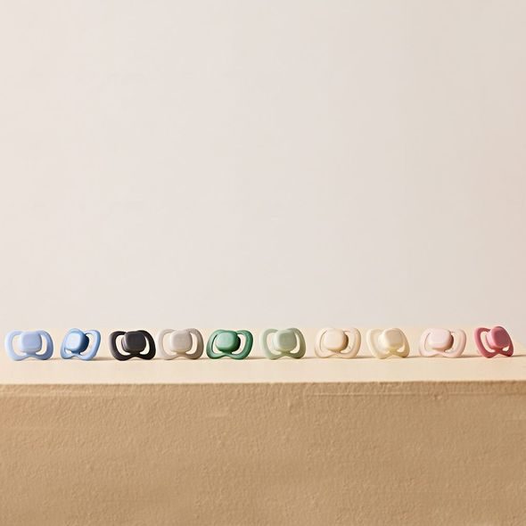 B.BOX DUDLÍKY SILIKONOVÉ 6M+, 2 KS - SAGE/VANILLA - ŠIDÍTKA A DOPLŇKY - KRMENÍ