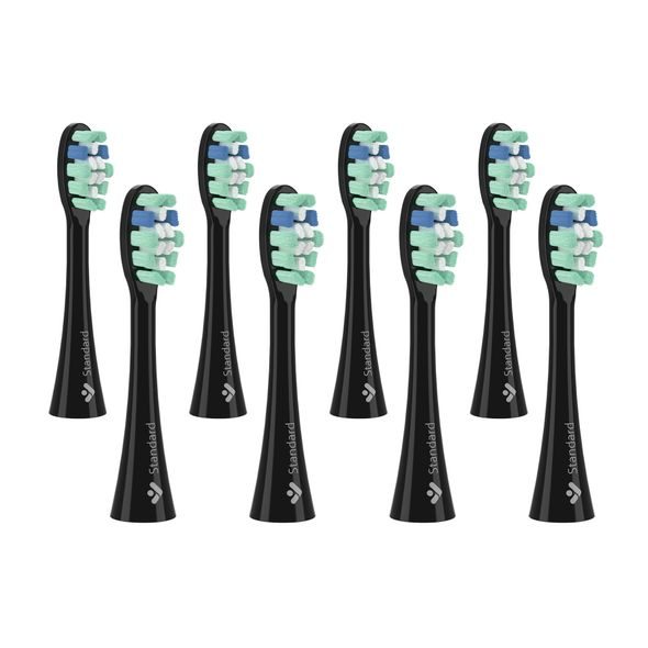 TRUELIFE SONICBRUSH CLEAN-SERIES HEADS STANDARD BLACK 8 PACK - PÉČE O ZUBY - PRO MAMINKY