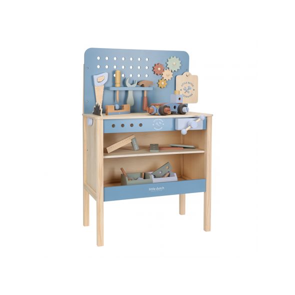 LITTLE DUTCH PONK DŘEVĚNÝ BLUE - LITTLE DUTCH - PRO DĚTI