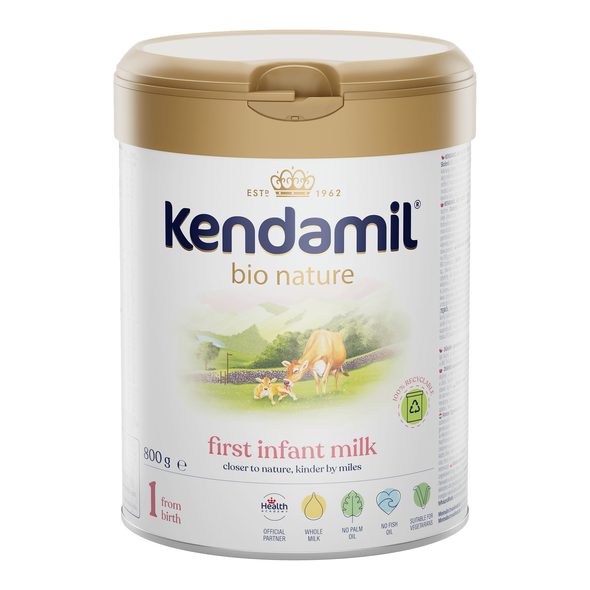 KENDAMIL BIO NATURE 1 (800 G) - KOJENECKÁ MLÉKA - KRMENÍ