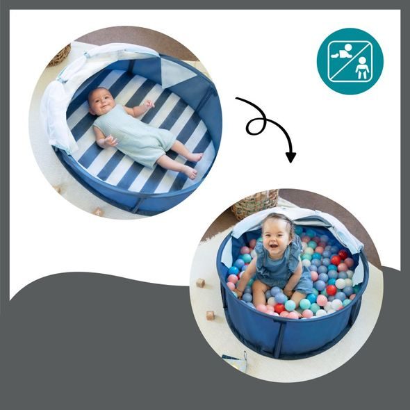 BABYMOOV POSTÝLKA BABYNI 2V1 MARINIERE - CESTOVNÍ POSTÝLKY - SPINKÁNÍ