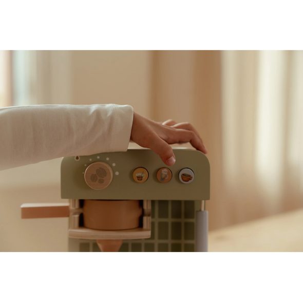 LITTLE DUTCH KÁVOVAR NA KAPSLE DŘEVĚNÝ - LITTLE DUTCH - PRO DĚTI