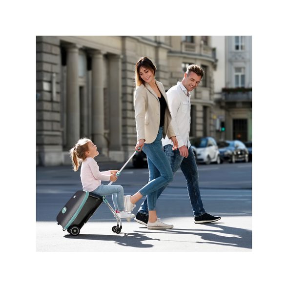 BEABA KUFR NA KOLEČKÁCH SE SEDÁTKEM EAZY GREEN BLUE - BATOHY A TAŠKY - PRO DĚTI